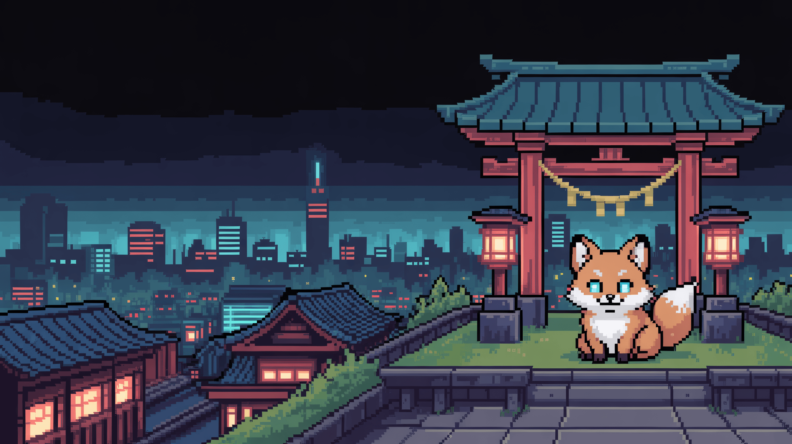 InariWatch — fox guardian at the shrine
